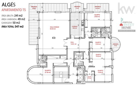 Plan de l'appartement T5