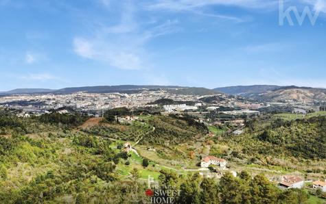Aerial view of the terrain