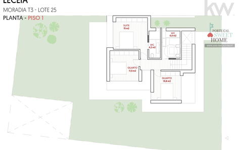 Plan de la maison (1er étage)