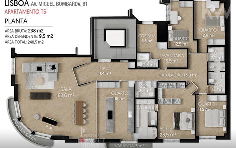 Plan d'appartement