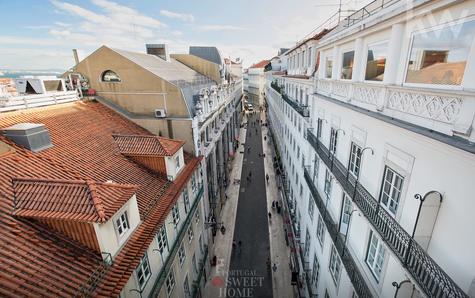 View over Lisbon from the Santa Justa Elevator