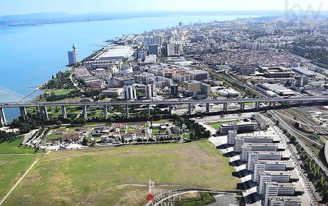 Aerial view of the area