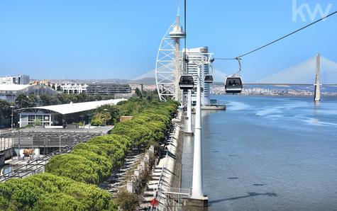 Aerial view of Parque das Nações