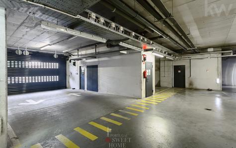 Condominium garage entrance
