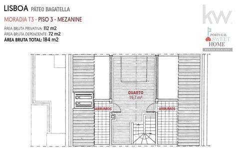 Planta do piso 3- Mezzanine