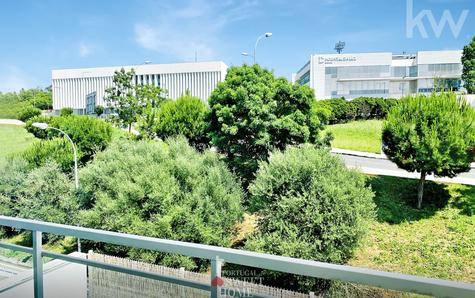 Vista da varanda para o Hospital da Luz