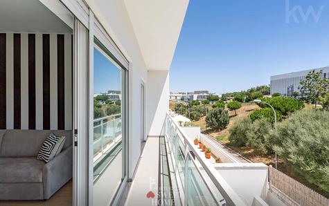 Vue depuis le balcon de l'appartement