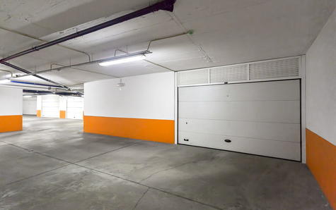 2 car garage with storage