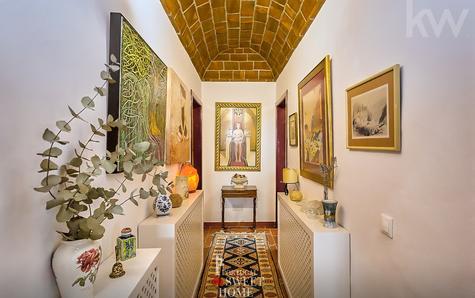 One of the halls of the house