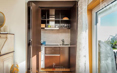 Kitchenette no piso superior