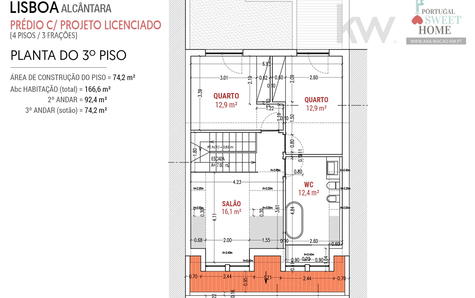 Projeto - Planta do Piso 3