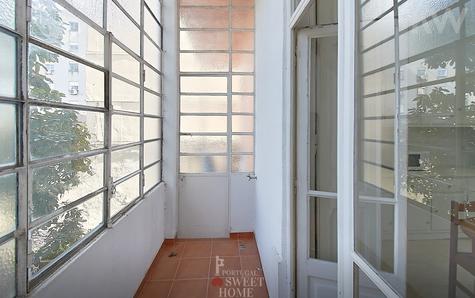 Accessible sunroom through the kitchen