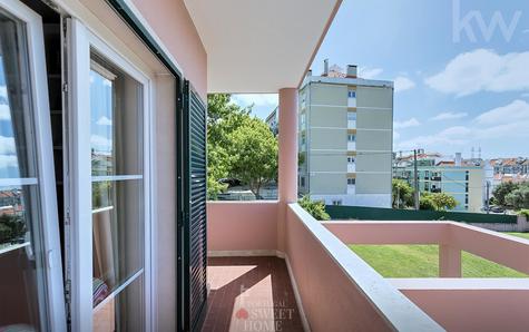 Balcony with panoramic views