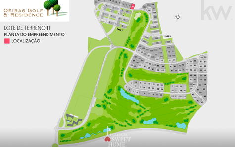 Emplacement du terrain 101, à Oeiras Golf & Residence