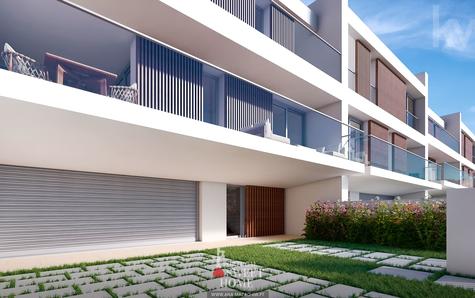 Facade of Oeiras Townhouses (project)