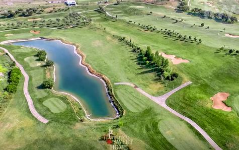 Vue aérienne du golf d'Oeiras