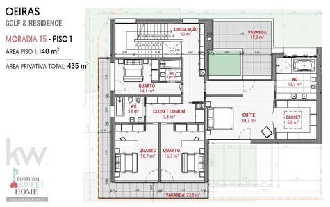 Plan du dernier étage