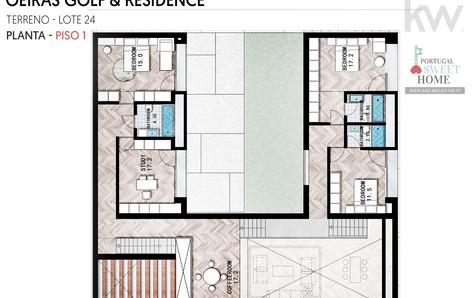 Plan de l'étage supérieur (Projet)