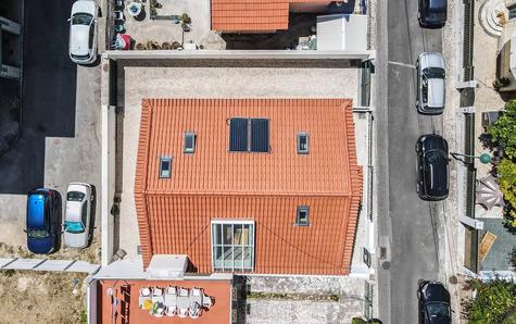 Aerial view of the plot of land (232 m²)