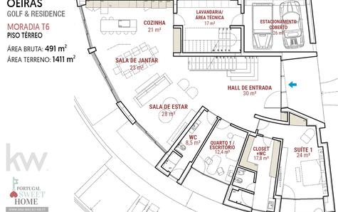 Plan du rez-de-chaussée