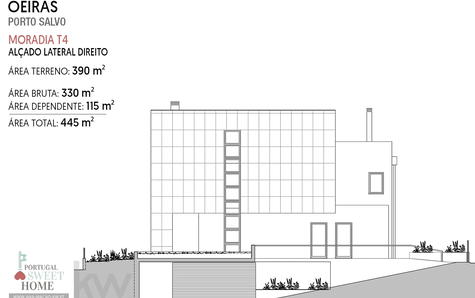 Right Side Elevation of the House