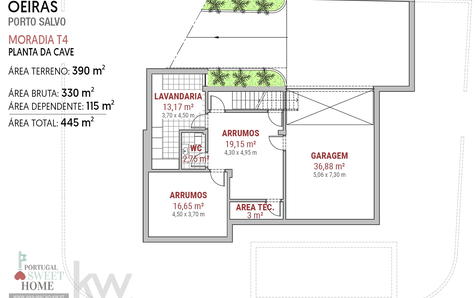 Basement floor plan