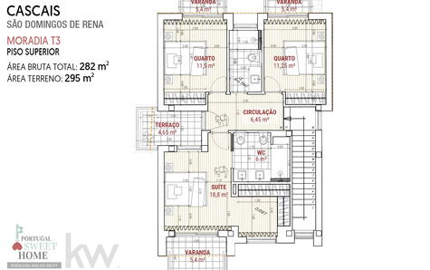 Plan de l'étage supérieur