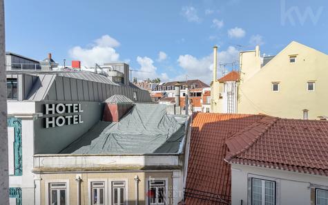 Vue des maisons de Lisbonne