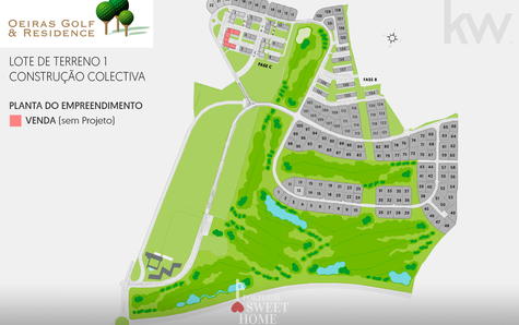 Location map of Lot 1 in the development