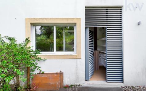 Entrance to the patio at the back