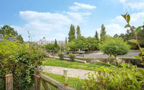 View of the apartment garden