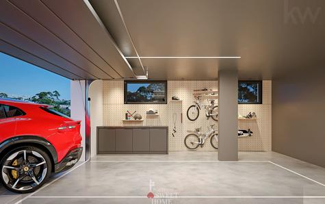 Garagem (55,8 m2) com espaço para 3 viaturas