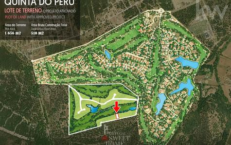 Emplacement du terrain au Quinta do Peru Golf & Country Club