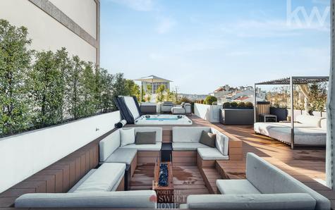 Vista geral do rooftop