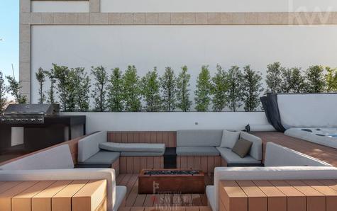 Zona de lazer com firepit