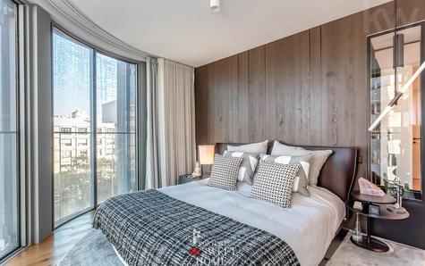 Suíte principal com uma vista deslumbrante e uma área total de 31 m2