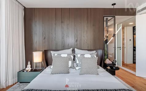 Suíte principal com uma vista deslumbrante e uma área total de 31 m2