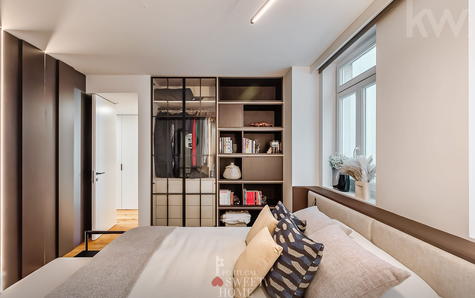 Suíte III com uma área total de 16,35 m2