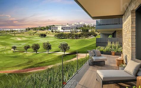 Exemplo de apartamentos com vista sobre o Golfe