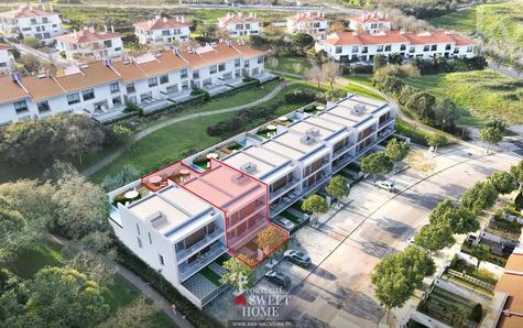 Vista área do lote de moradias no Oeiras Golf & Residence
