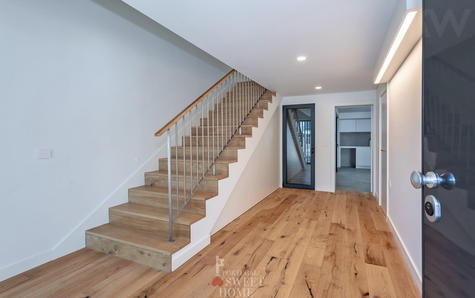 Entrance hall and staircase leading to the upper floors