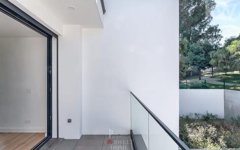 Balcony in the master suite on the ground floor