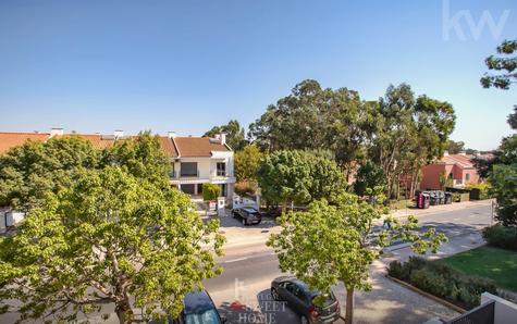 View from the balcony to the main street