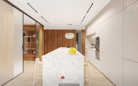 Cozinha (25 m2) totalmente equipada e contígua à sala