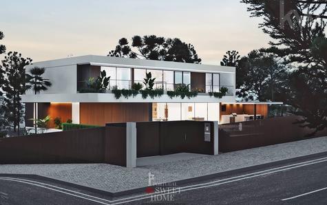 Vue de la maison depuis l'avenue Casal de Cabanas