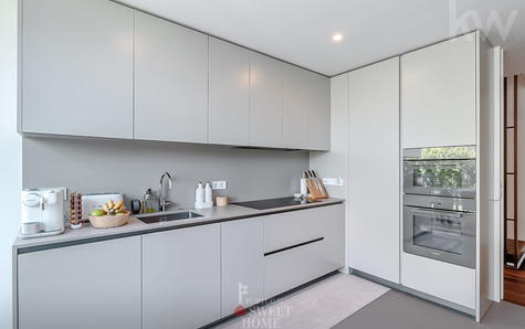 Cozinha (11 m2), equipada com eletrodomésticos Miele