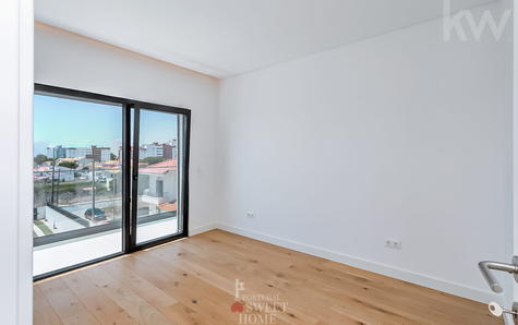 Uma das 3 suítes localizadas no piso superior