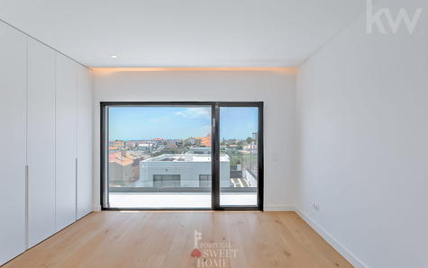 Uma das 3 suítes localizadas no piso superior