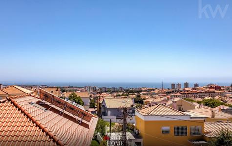 Vista desafogada de São Domingos de Rana, até ao mar