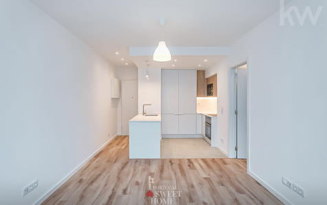 Sala aberta para a cozinha